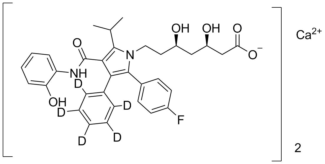 ortho-Hydroxy Atorvastatin-d5 Calcium Salt